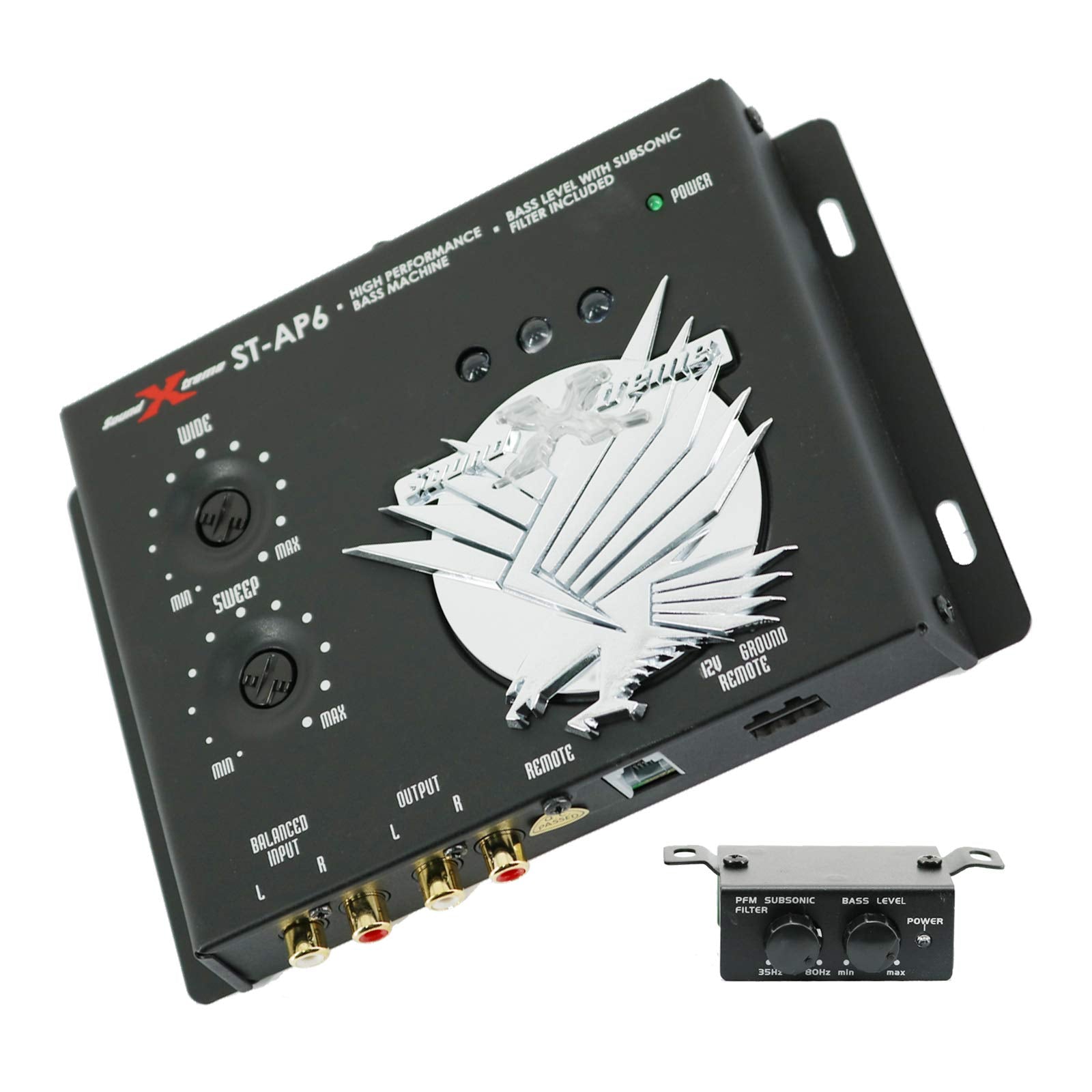 Gravity 8000.1D Class D Car Amplifier - 8000 Watts, 1 Ohm Stable, Digital, Monoblock, Mosfet Power Supply, Great for Subwoofers (2nd Generation) with SoundXtreme AP6 Bass Machine Bundle Gravity 8000.1D Class D Car Amplifier - 8000 Watts, 1 Ohm Stable, Digital, Monoblock, Mosfet Power Supply, Great for Subwoofers (2nd Generation) with SoundXtreme AP6 Bass Machine Bundle